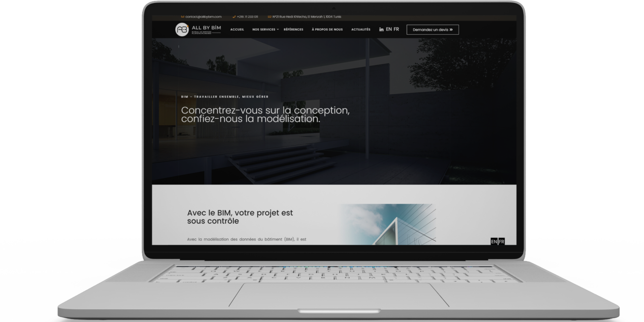 PROJET DE CONCEPTION SITE WEB - ALL BY BIM