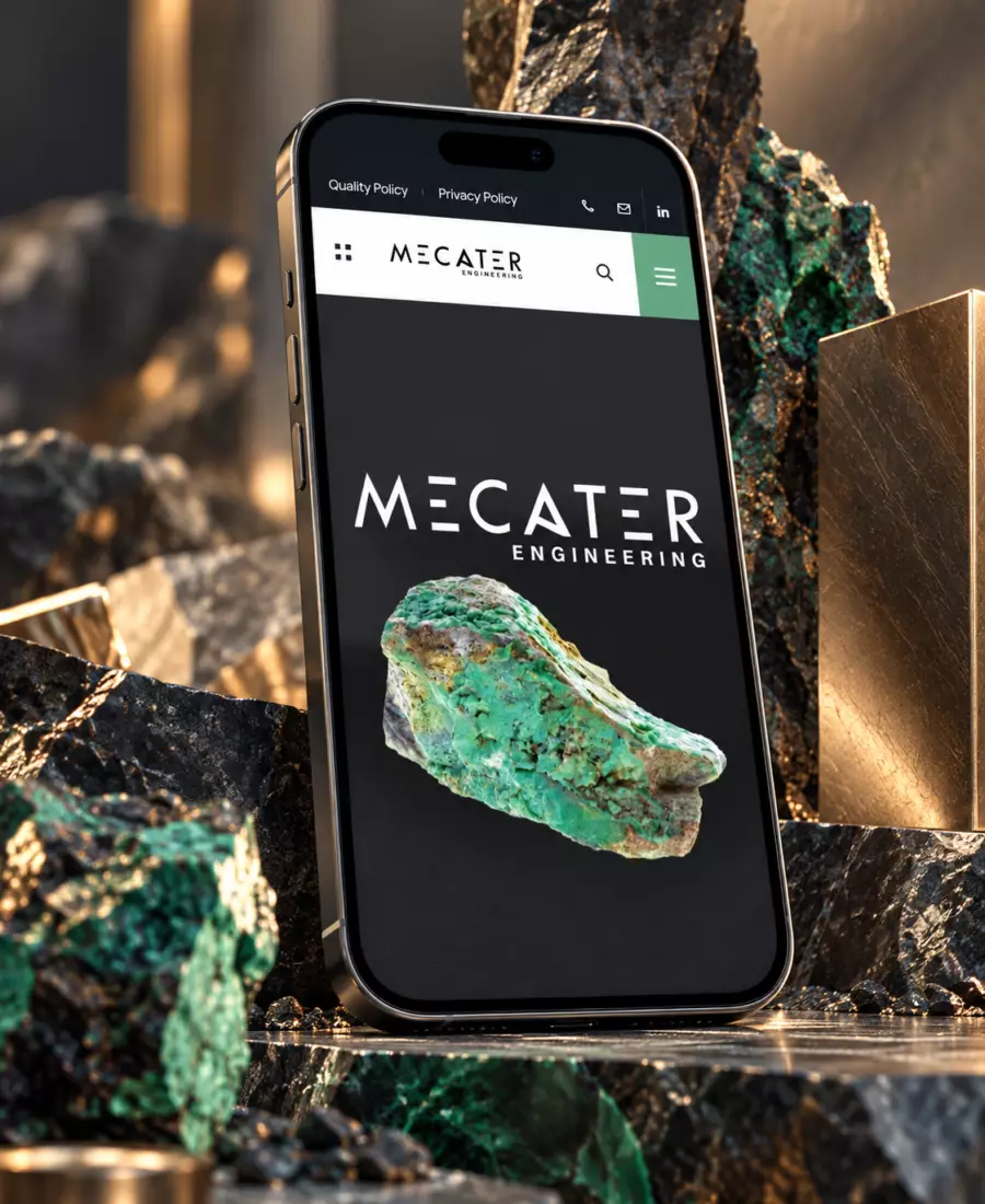 Site web Mecater Engineering réalisé par Bold Brands