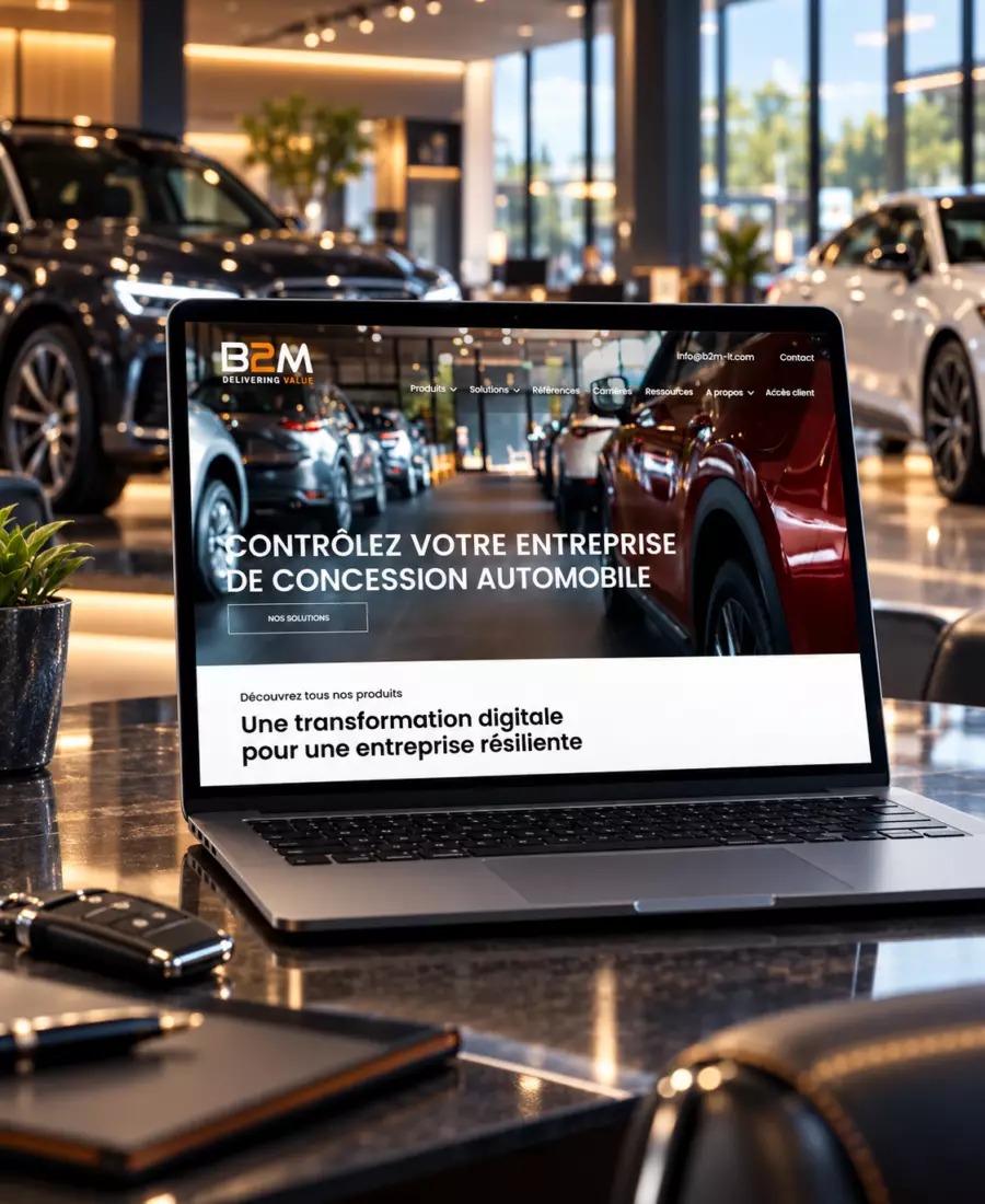 Site web B2M IT réalisé par Bold Brands